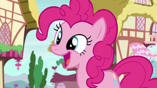 File:Pinkie Changeling asks how the festival was S6E25.png