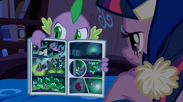 File:Spike reading comic book S4E06.png