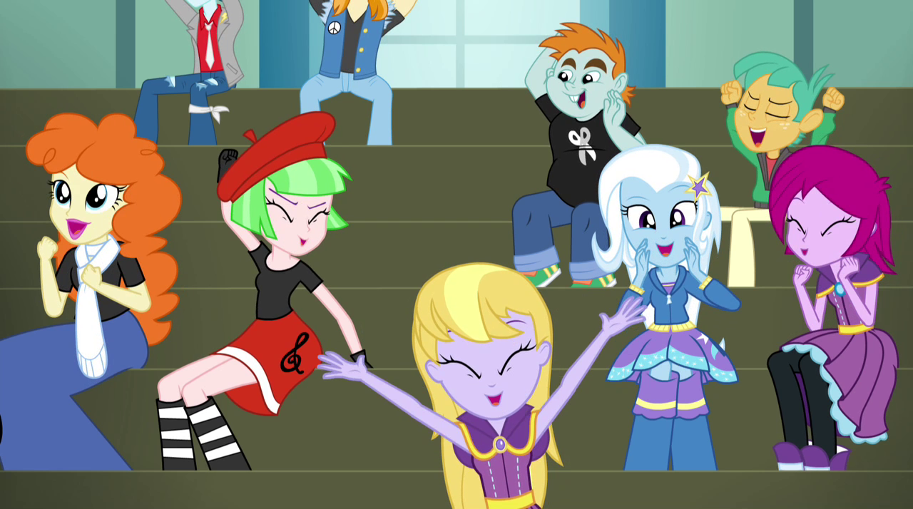 Image - Students in the crowd cheering 2 EG2.png | My ...
