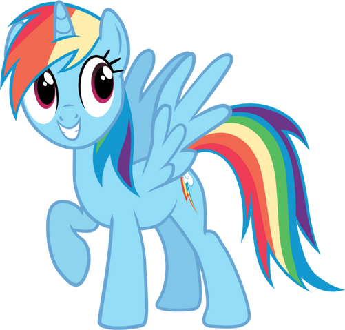 File:FANMADE pony request 160 alicorn Rainbow Dash by ah darnit.png
