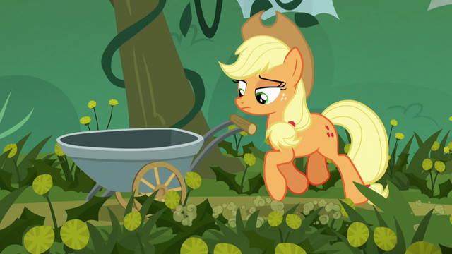 File:Applejack begins her field work S5E16.png