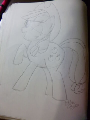 File:FANMADE Applejack sketch.jpg