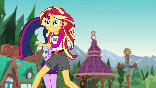 File:Sunset Shimmer running toward the dock EG4.png