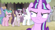 Sugar Belle "either we're all equal or none of us are!" S5E2.png