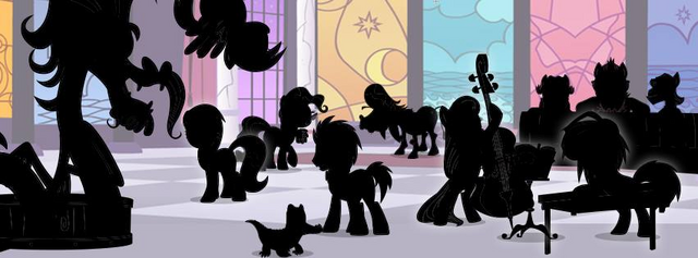 File:Episode 100 silhouetted cast MLP Facebook.png