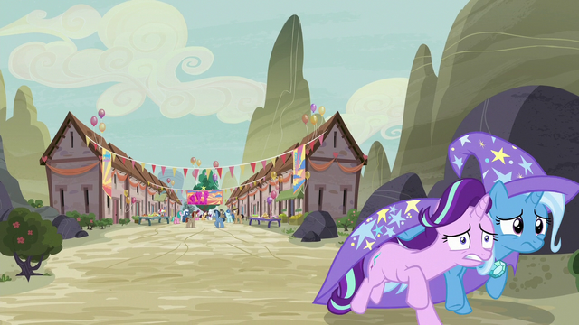 File:Starlight and Trixie run away from the village S6E25.png
