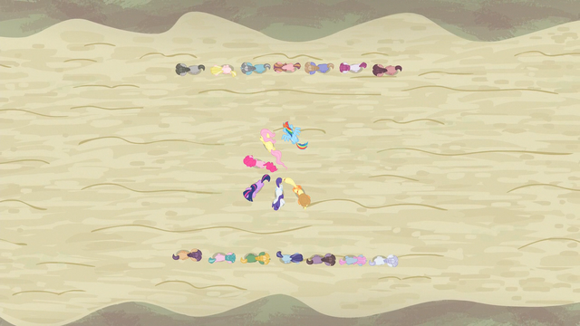 File:In Our Town - villagers equal sign formation S5E1.png