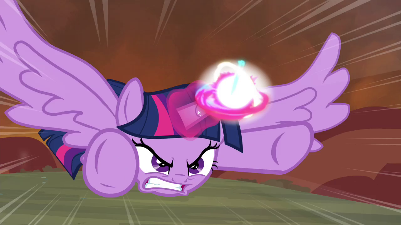 Image - Twilight preparing her magic beam S4E26.png | My Little Pony ...
