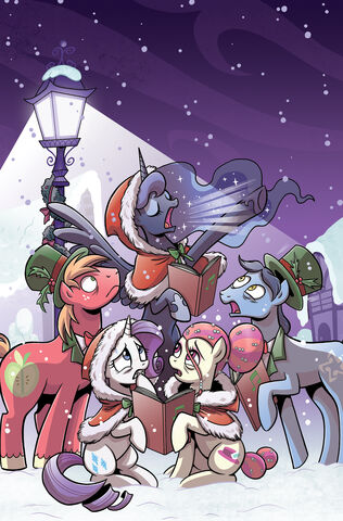 File:My Little Pony Holiday Special 2015 sub cover textless.jpg