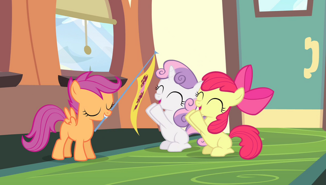File:Apple Bloom and Sweetie Belle cheering S4E24.png