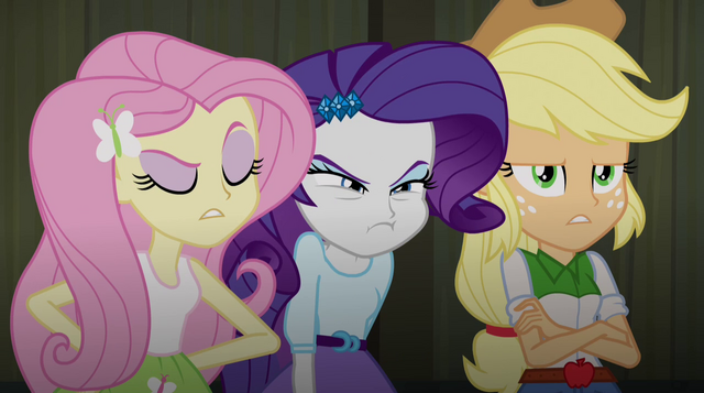 File:Fluttershy and AJ agrees with Rarity EG2.png