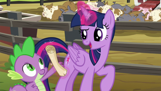 File:Twilight giving checklist to Spike S6E10.png