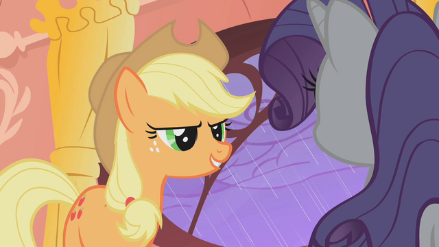 File:Applejack dictates Rarity's dare S1E08.png
