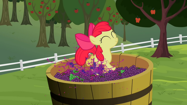 File:Apple Bloom stomping on grapes S2E05.png
