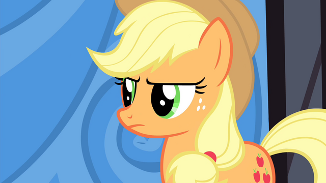 File:Applejack unconvinced S4E20.png