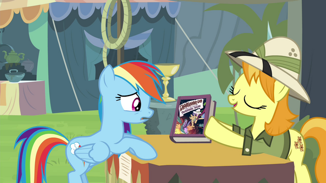 File:Daring Do collector "we got a fair deal?" S4E22.png