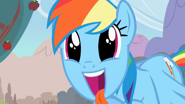 File:Rainbow Dash excited S02E15.png