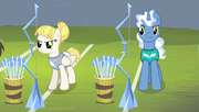 Pizzelle and Pinprick taking positions S4E24