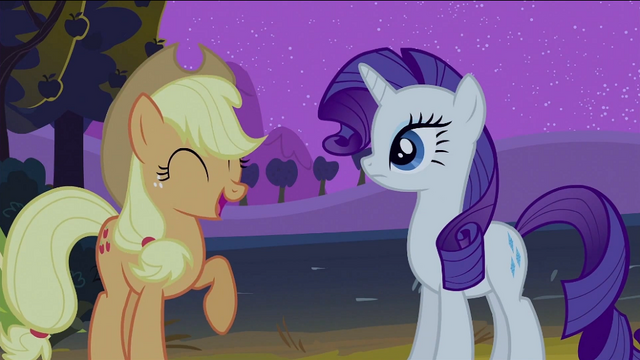File:Applejack chuckling S2E05.png