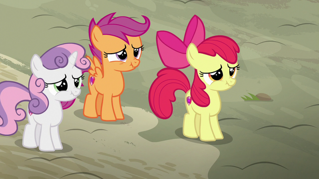 File:Cutie Mark Crusaders about to laugh S7E8.png