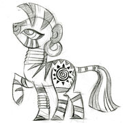 Zecora (Shaman) - szkic Lauren Faust.jpg