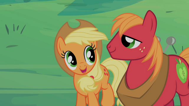 File:Applejack and Big McIntosh pleased S2E12.png
