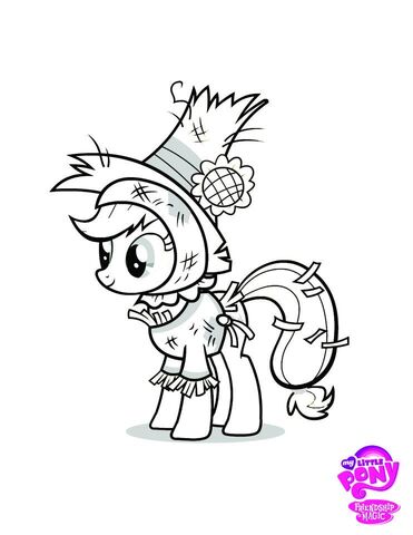 File:Applejack color page halloween.jpg