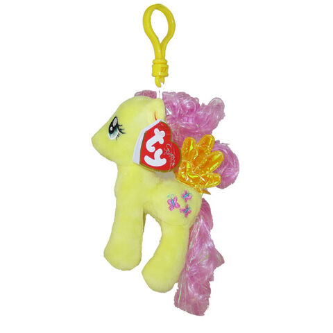 File:Fluttershy Ty Beanie Baby Tinsel keychain.jpg