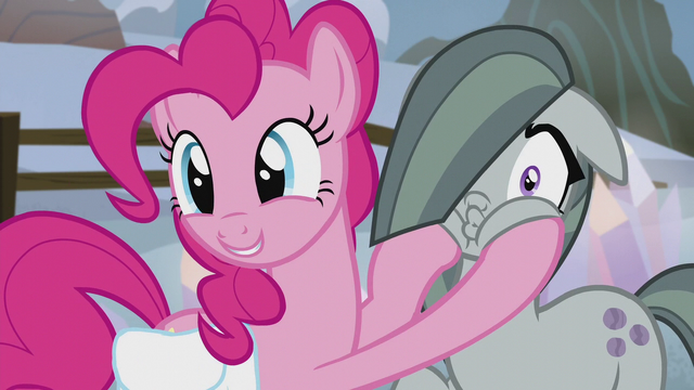 File:Pinkie "she's so excited to meet everypony!" S5E20.png