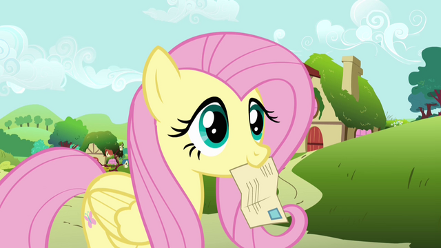 File:Fluttershy listening to Globe Trotter S2E19.png