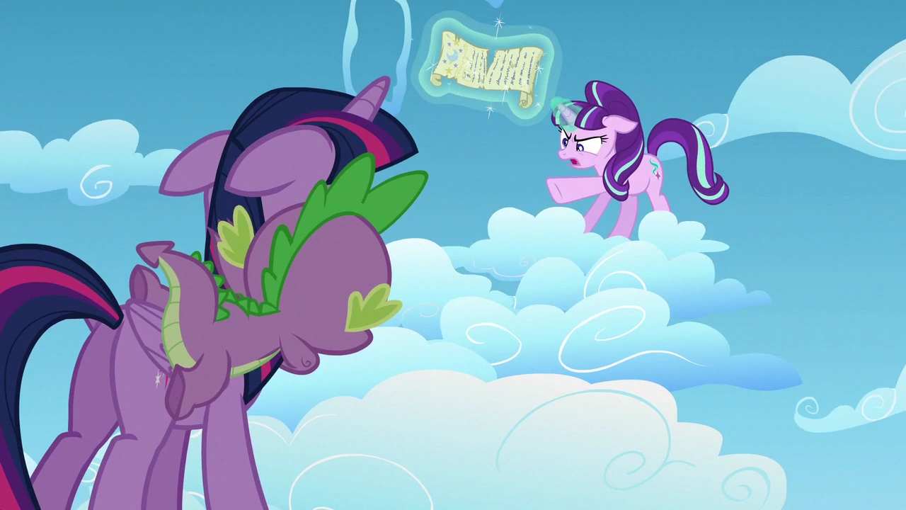 Image - Starlight Glimmer points her hoof at Twilight Sparkle S5E26.png