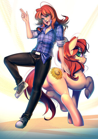 File:FANMADE sunflower by bakki-da3kd3r.jpg
