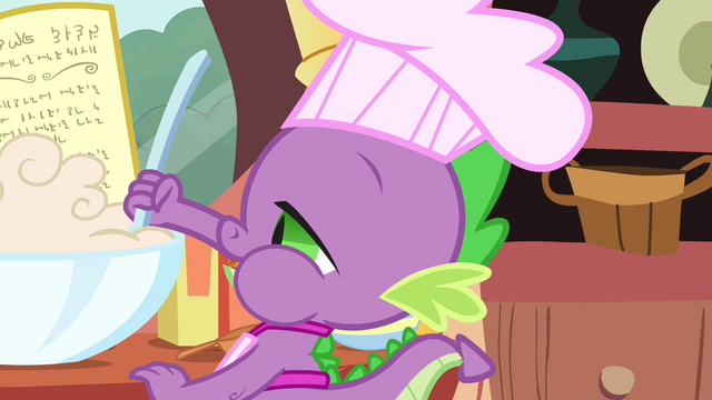 File:Spike stirring while munching S3E11.png
