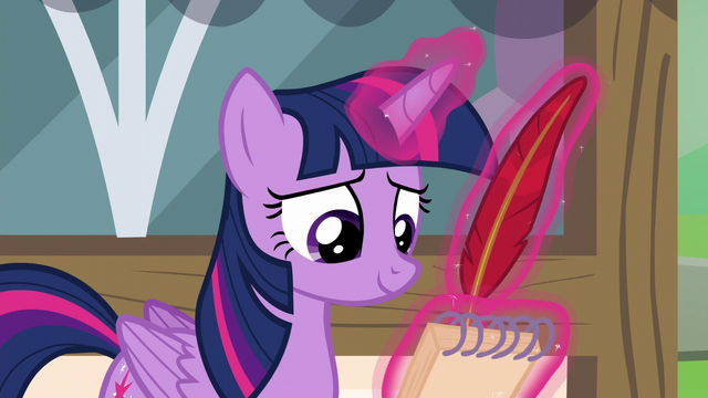 File:Twilight taking notes S5E22.png