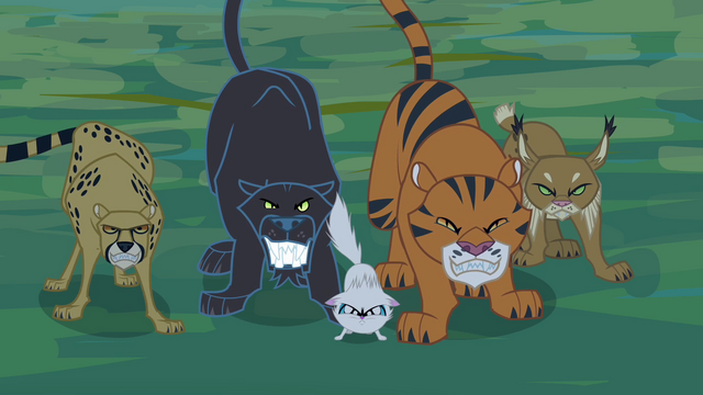 File:Jungle cats snarling S4E04.png