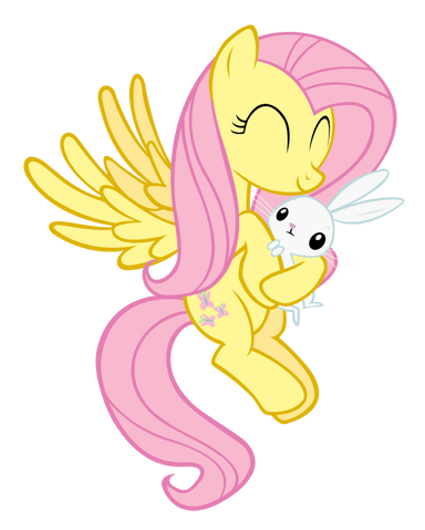 File:Fluttershy hugging Angel.png