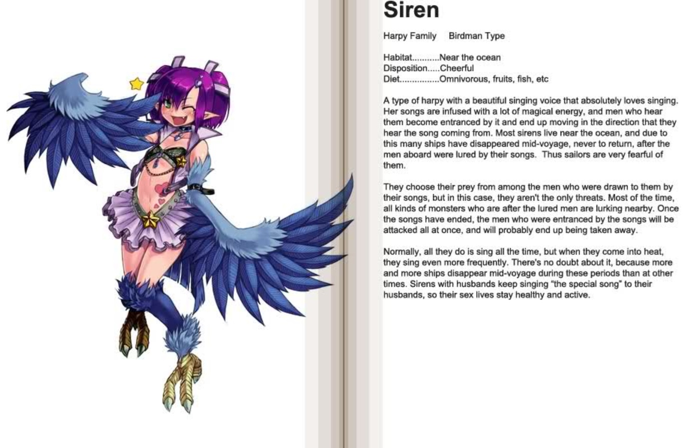 Image - 192-193 Siren.JPG | Monster Girl Encyclopedia Wiki | FANDOM