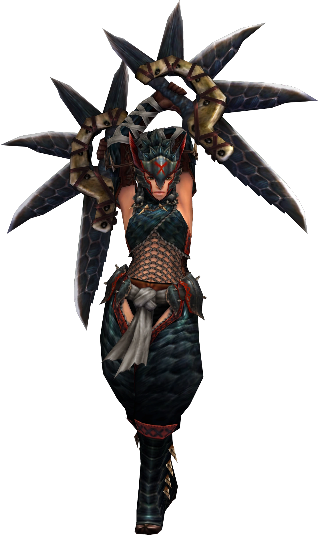 Image 2ndGenDual Blades Equipment Render 004.png Monster Hunter