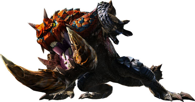 File:MHGen-Drilltusk Tetsucabra Render 001.png