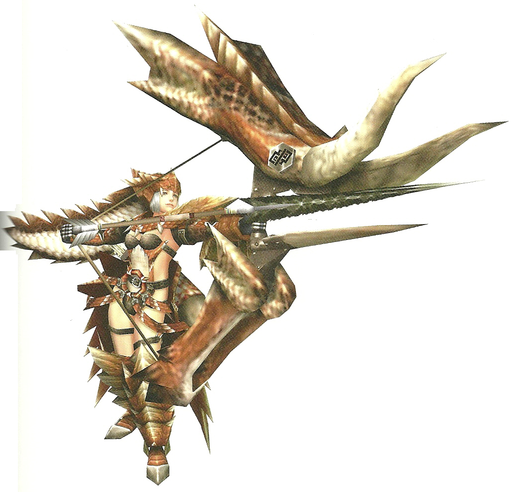 Image MHFG Bow Equipment Render 002 Png Monster Hunter Wiki   Latest