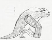 Giant ground sloth