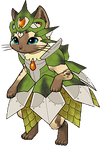 Felyne rathian armour