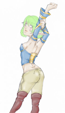 File:Leaf green hair.jpg