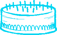 Blue cake