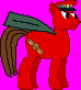 M. Bison Ponytioned.