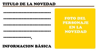 PERSONAJE NOVEDAD