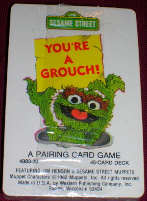 Western 1982 you're a grouch card game 1