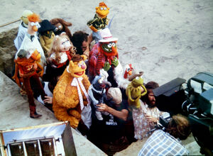 Muppet movie filming