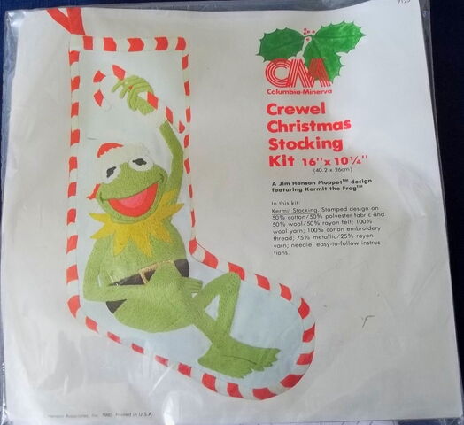 File:Columbia minerva crewel christmas stocking kermit set.jpg