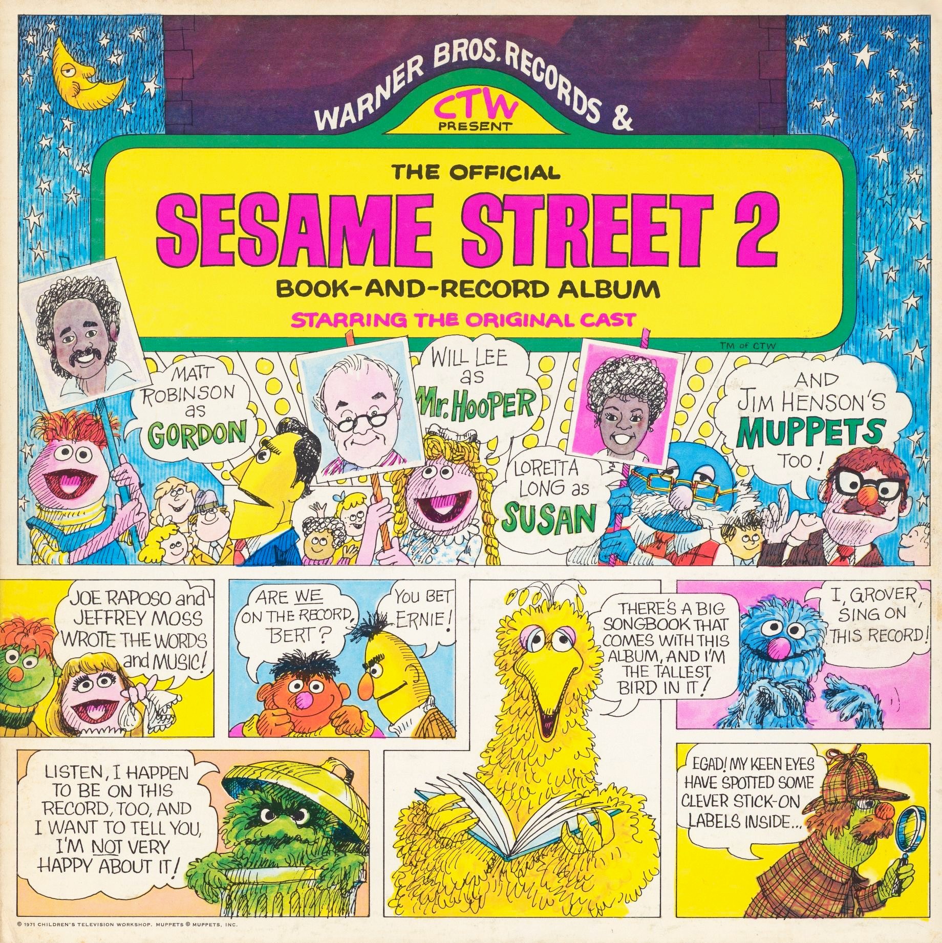 the official sesame street 2 book and record album sesame street christmas cd